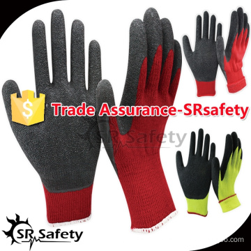 SRSAFETY 10G nappy acrylic latex coated winter tactical gloves/thermal gloves